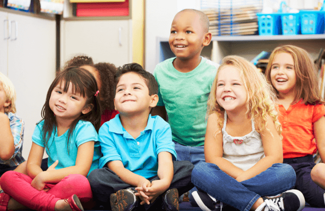 group of young kids